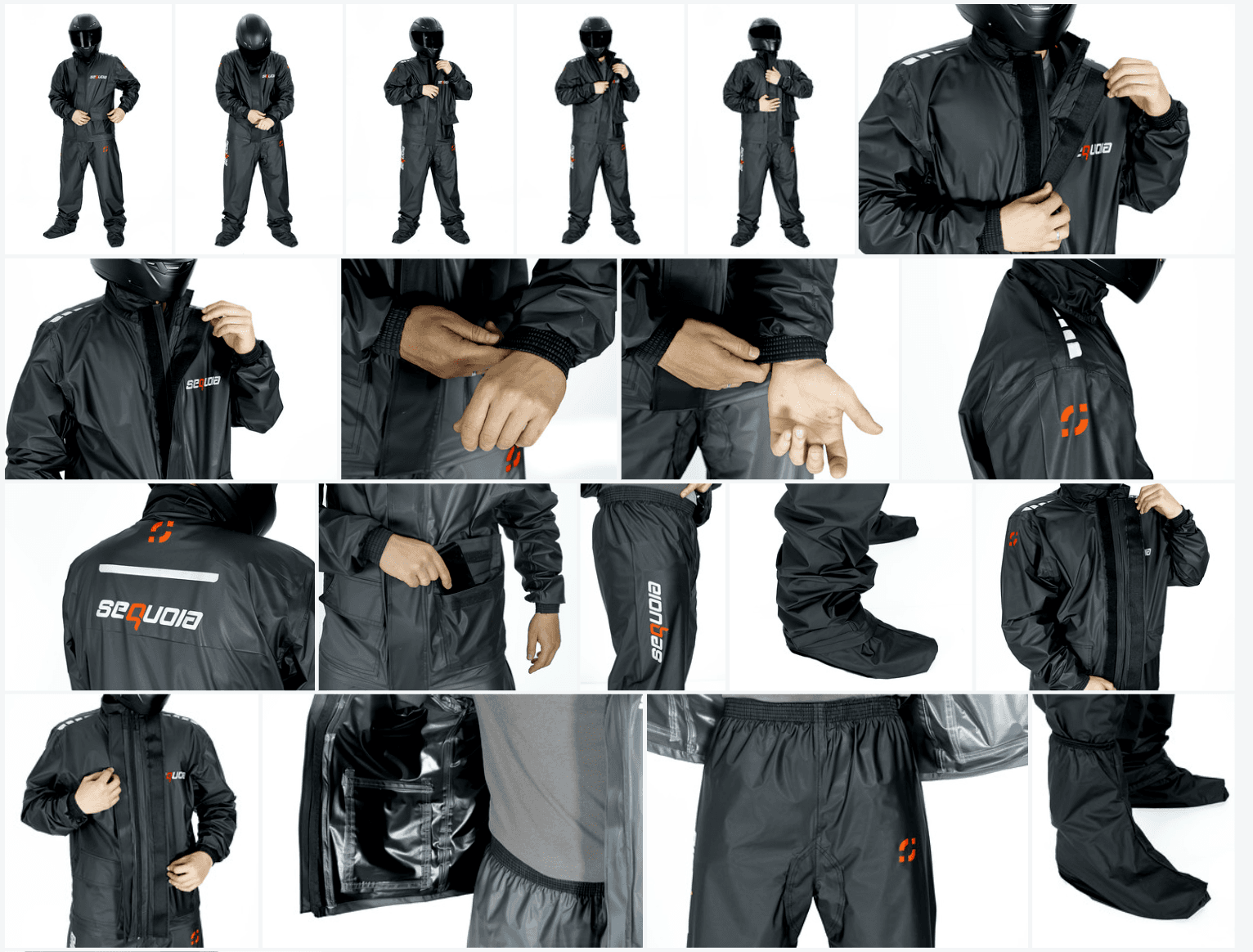 Variedad de modelos y colores de impermeables